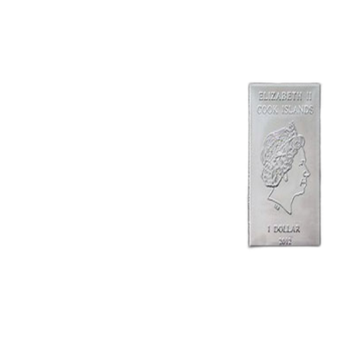 Thumbnail Zilverbaar 100 gram Cook Islands voorkant