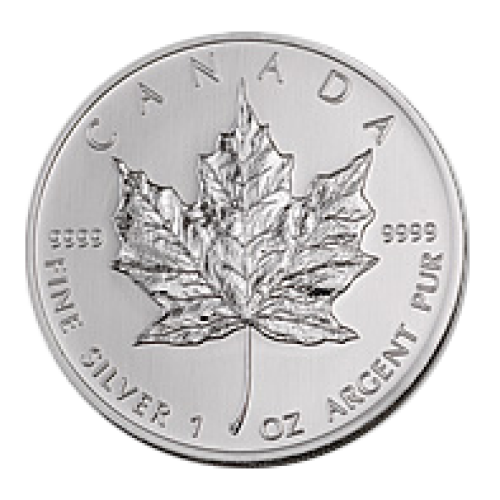 Thumbnail 1 oz Maple Leaf d'Argent front