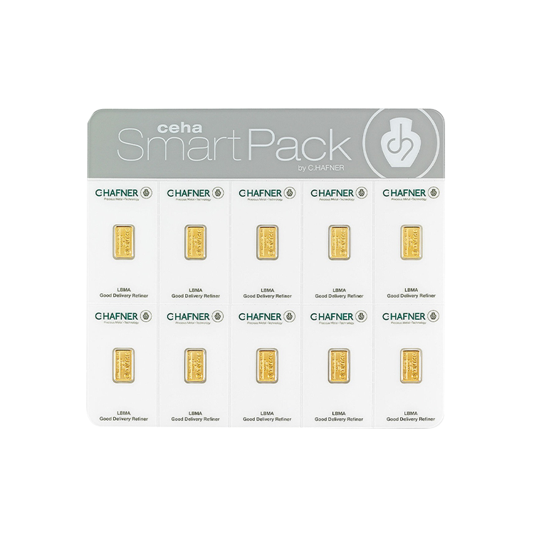 10g C. Hafner Goudbaar Smartpack voorkant