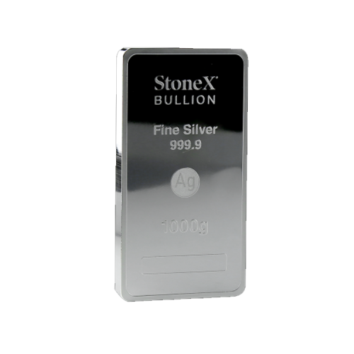 Thumbnail StoneX zilveren muntbaar van 1 kilo