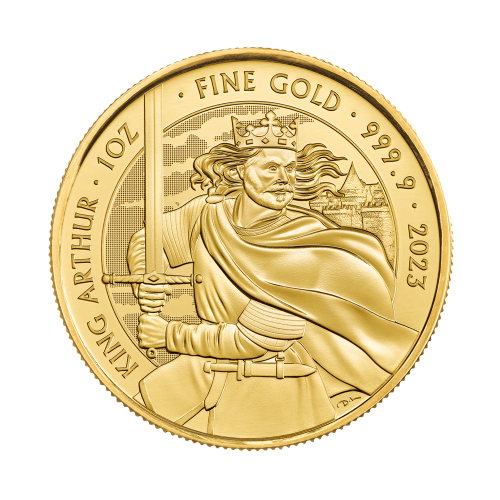 Thumbnail 1 oz Myths and Legends Gouden Munt 2023 voorkant