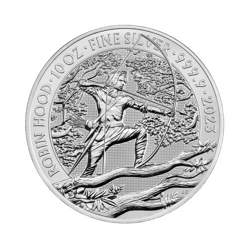 Thumbnail 10 oz Myths and Legends Silver Coin 2023 front