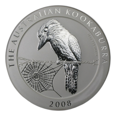 Thumbnail 10 oz Kookaburra Silver Coin front