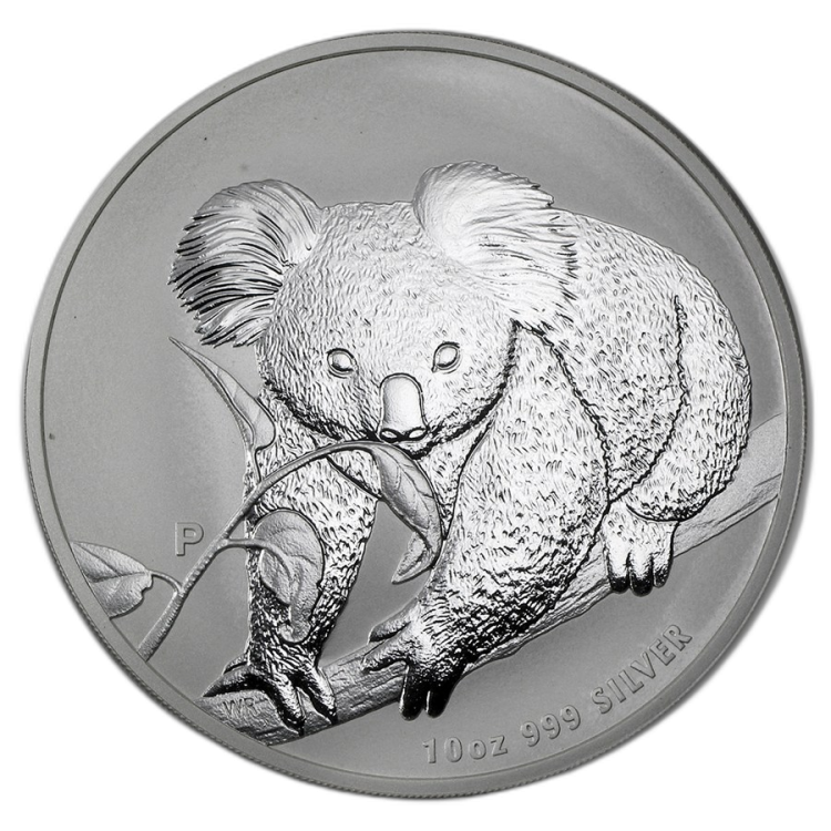 10 oz Koala Zilveren Munt 2010 voorkant