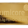 2,5g Umicore Lingote de Oro front