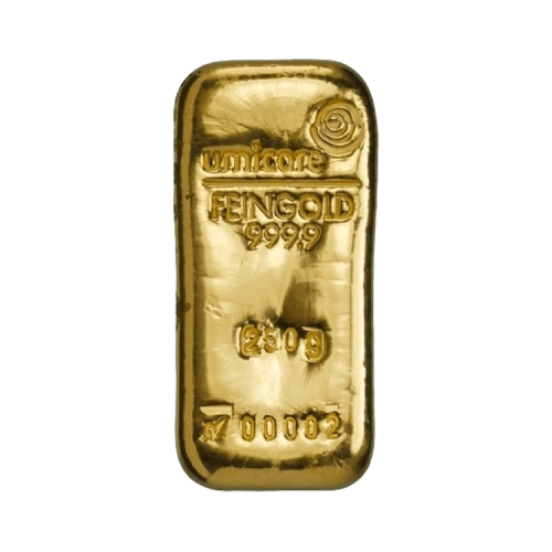 Thumbnail Obverse 250 gram Umicore gold bar
