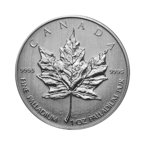 Thumbnail 1 oz Royal Canadian Mint Palladium Munt Divers voorkant