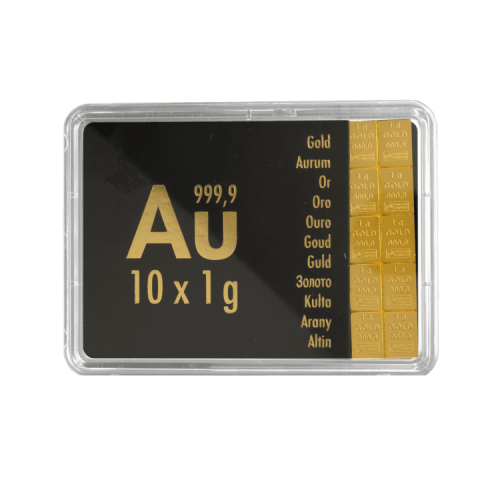 Thumbnail Gold combi bar 10x 1 gram gold