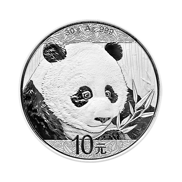 30g China Gold Coin Corp. d'Argent 2018 front