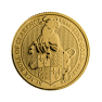 1/4 oz Queens Beasts Gouden Munt 2018 voorkant