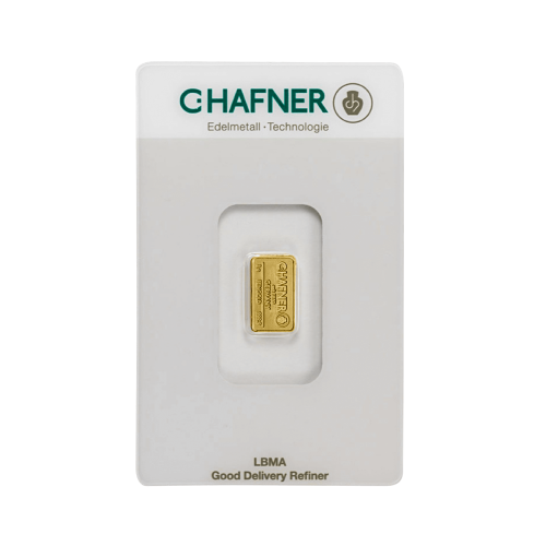 Thumbnail 1g C. Hafner Gold Bar front