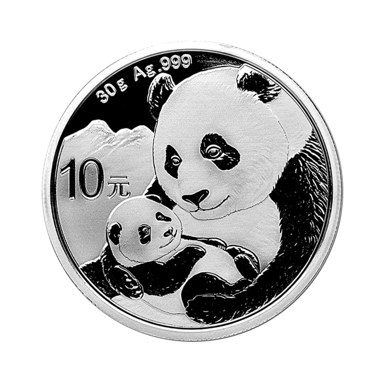 30g China Gold Coin Corp. d'Argent 2019 front