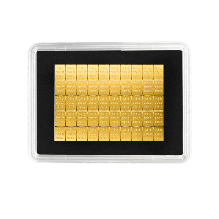 Valcambi Combibar 50x 0.5 grams