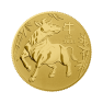1/2 oz Lunar Gouden Munt 2021 voorkant