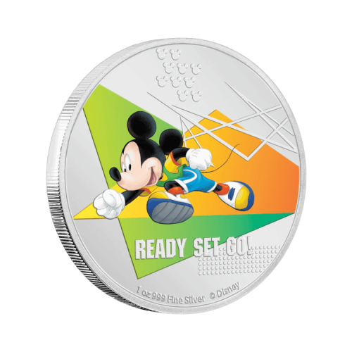 Thumbnail 1 oz Disney Zilveren Munt 2020 voorkant