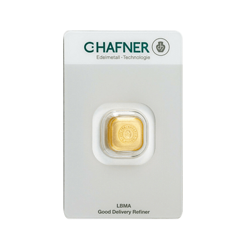 Thumbnail C. Hafner nugget goudbaar 1 oz