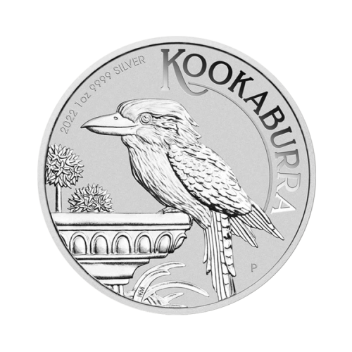 Thumbnail 1 oz Kookaburra Zilveren Munt 2022 voorkant