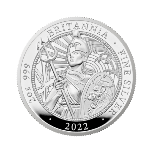 Thumbnail 2 oz Royal Mint Zilveren Munt 2022 voorkant