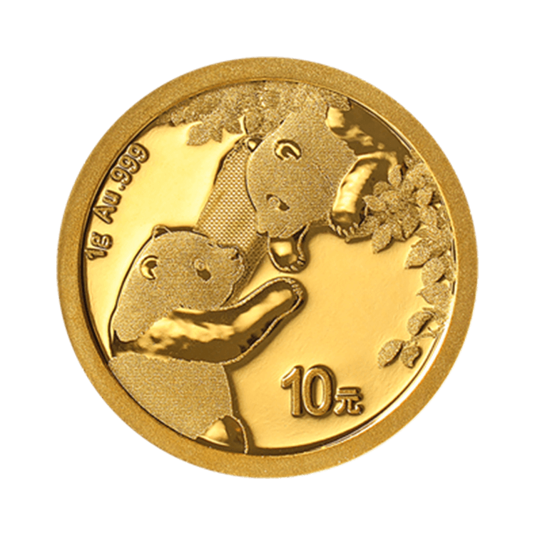 1g Panda Gouden Munt 2023 voorkant