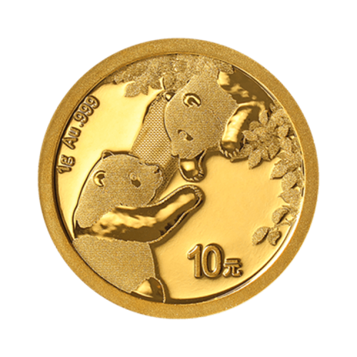 Thumbnail 1g Panda Gouden Munt 2023 voorkant