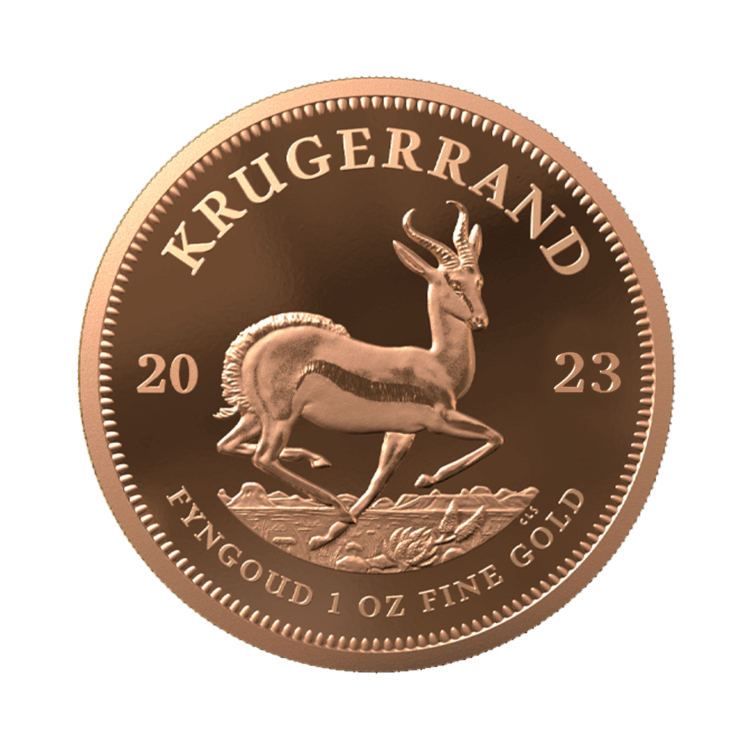 1 oz Krugerrand Proof Gouden Munt 2023 voorkant