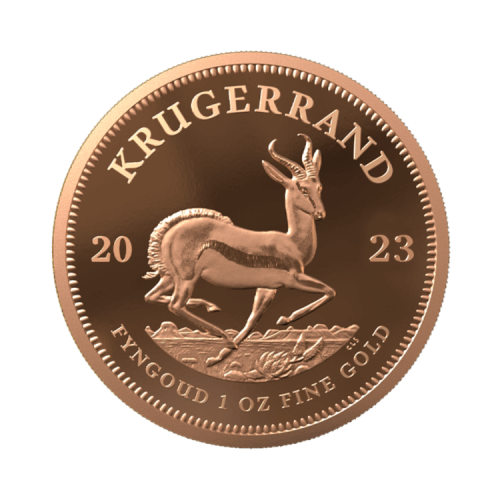 Thumbnail 1 oz Krugerrand Proof Gouden Munt 2023 voorkant