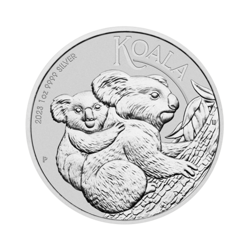 Thumbnail 1 oz Koala Zilveren Munt 2023 voorkant