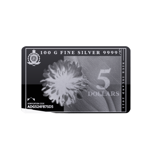 Thumbnail 100 gram silver coin bar Silvernote 2022 or 2023 front