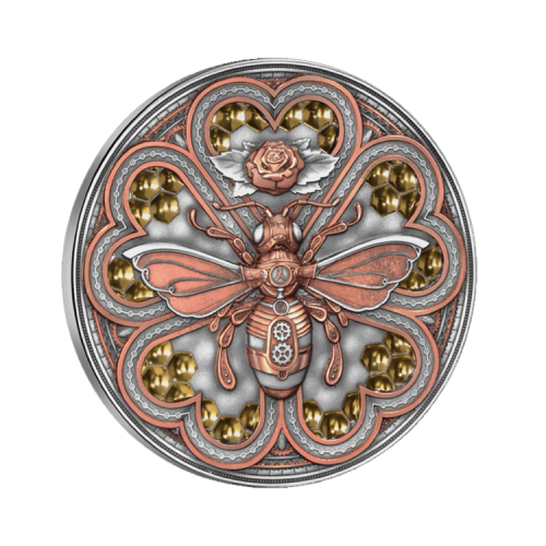 Thumbnail 2 troy ounce zilveren munt Metalen bij 2023 voorkant