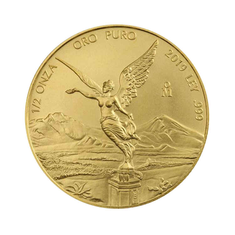1/2 oz Banco de Mexico Oro front