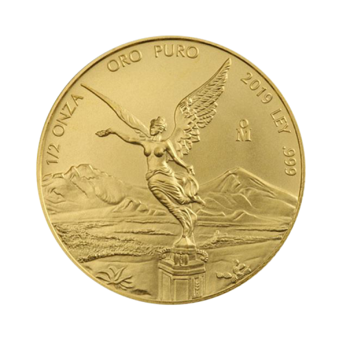 Thumbnail 1/2 oz Banco de Mexico Oro front