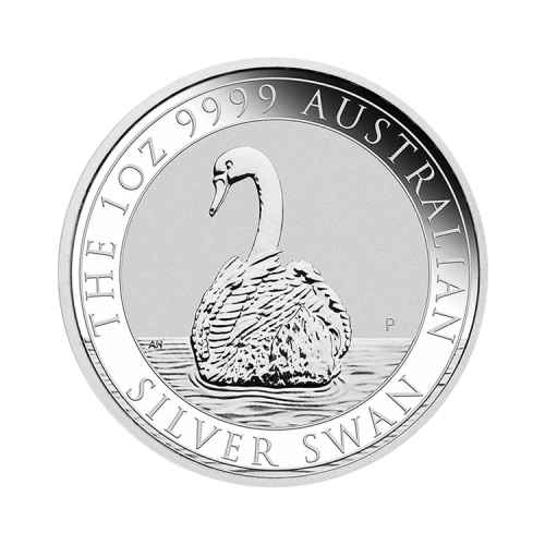 Thumbnail 1 troy ounce silver Australian Swan coin 2023 front