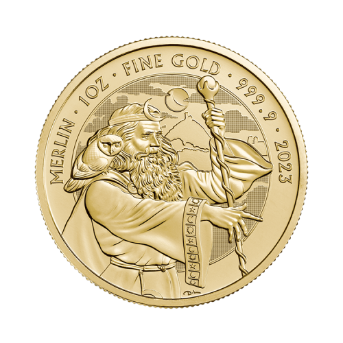 Thumbnail 1 oz Royal Mint Gold Coin 2023 front