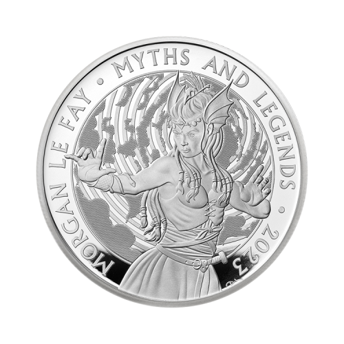 Thumbnail 2 oz Royal Mint Zilveren Munt 2023 voorkant