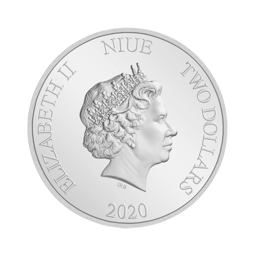 Thumbnail 1 oz Disney Zilveren Munt 2020 voorkant