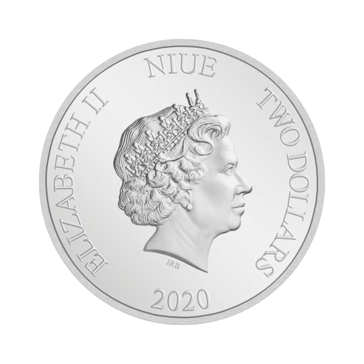 1 oz Disney Silver Coin 2020 front