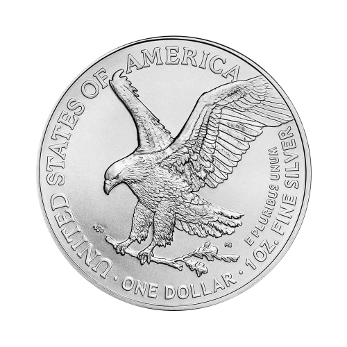 Thumbnail 1 oz Silver Eagle Silbermünze 2023 angle 1
