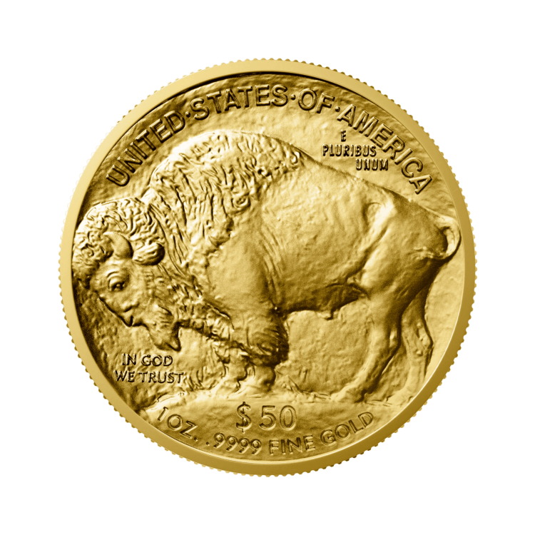1 oz US Mint Gouden Munt 2024 achterkant