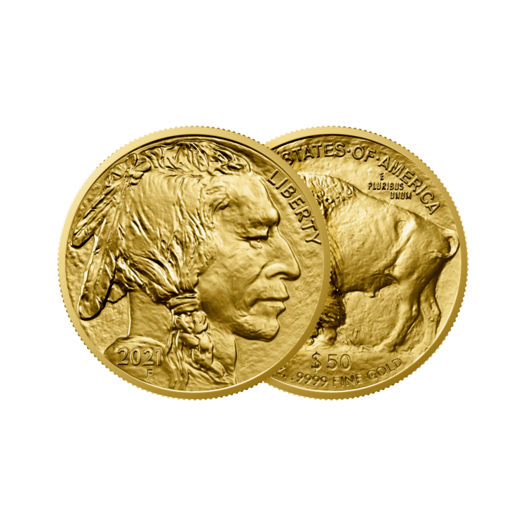 1 oz US Mint Gouden Munt 2024 perspectief 1