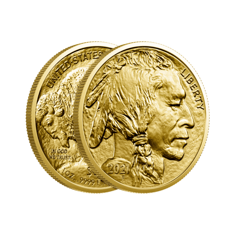 1 oz US Mint Gouden Munt 2024 perspectief 2