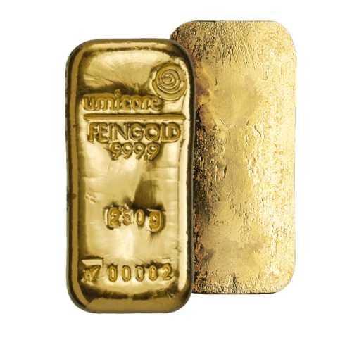 Thumbnail Umicore 250 gram gold bar with certificate