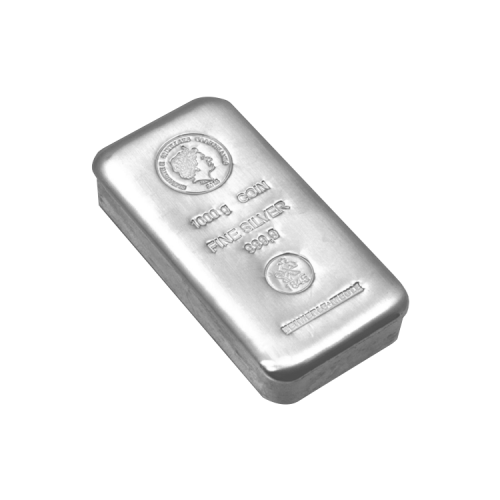 Thumbnail 1 kilo New Zealand Mint Zilverbaar Divers achterkant