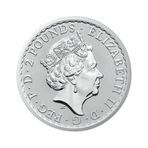 Thumbnail Achterkant 1 oz zilveren Britannia