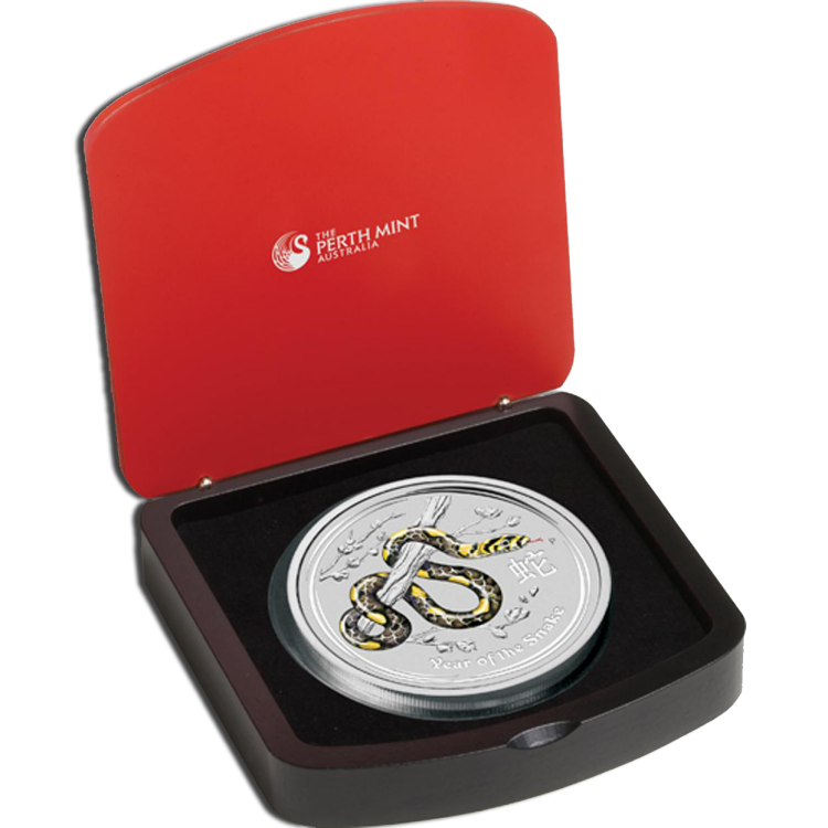 1 kilo Lunar Silver Coin 2013 back