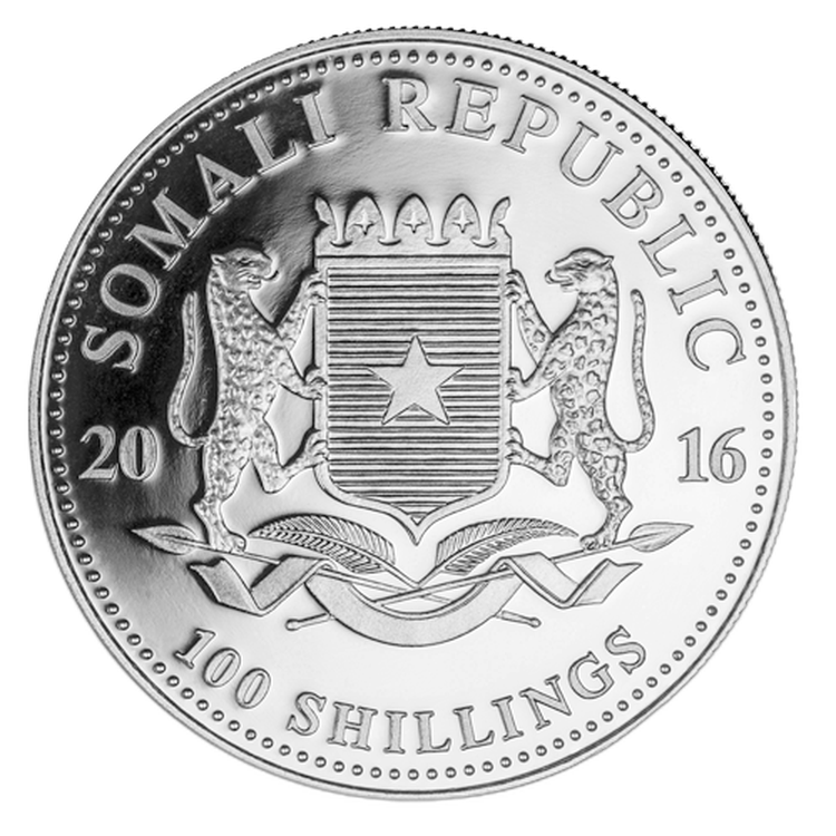 1 oz Bavarian State Mint Silbermünze 2016 back