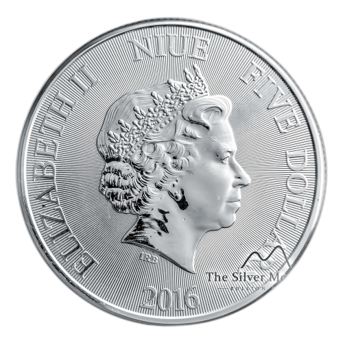 Thumbnail 2 oz New Zealand Mint Zilveren Munt Divers perspectief 3