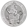 10 oz Queens Beasts Silver Coin 2016 front