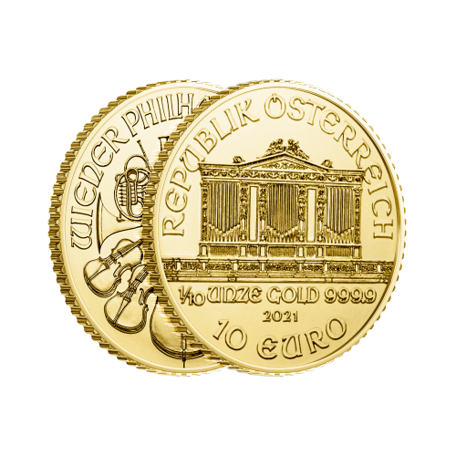 Thumbnail 1/10 oz Philharmoniker Goldmünze 2024 angle 2