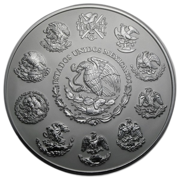 1 kilo Royal Canadian Mint Zilveren Munt perspectief 1