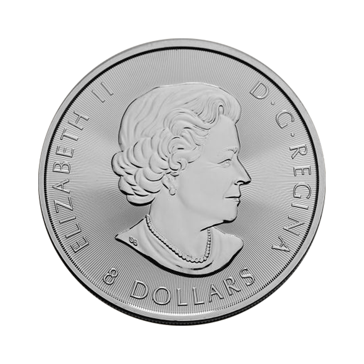 1,5 oz Maple Leaf Zilveren Munt Divers achterkant